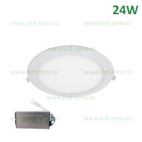 SPOTURI LED DE SIGURANTA - Reduceri Spot LED 24W Rotund STELLAR Alb Emergenta  Promotie